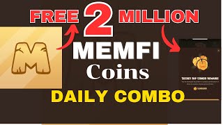 2 Million Memefi Coins Daily | This Tap Combo Works