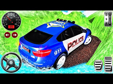 Off-Road Police Car X5 Driving Simulator - 4x4 Jeep Hill Climb Racing - Best Android Gameplay