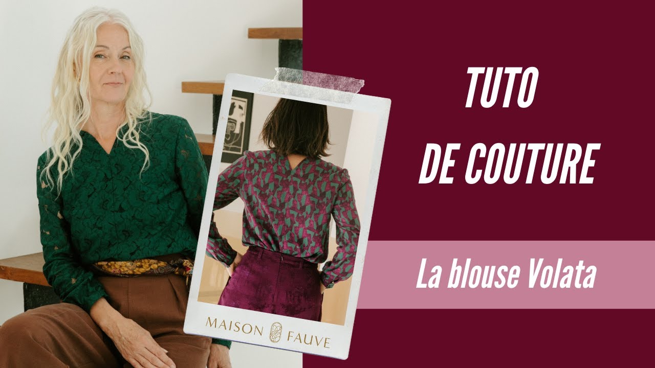 Patron couture blouse Volata - Patron pochette