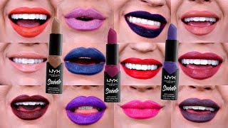 NYX Suede Matte Lipstick Swatches | LAUV - I Like Me Better Lyric Video