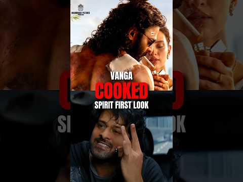 Spirit First Look Poster Prabhas REVIEW 🔥 #shorts