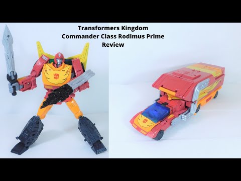 Transformers Kingdom Commander Class Rodimus Prime Review