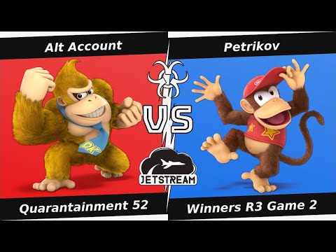Quarantainment 52 Winners R3 Game 2 - Alt Account (Donkey Kong) Vs. Petrikov (Diddy Kong) - SSBU