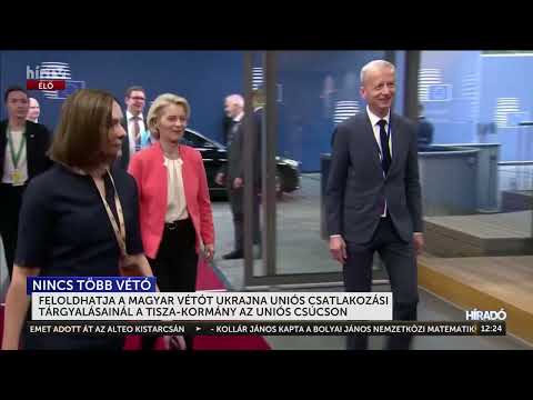 EU-csúcs: Feloldják a vétót a tiszások? - HírTV