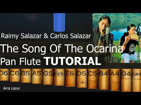 Raimy Salazar & Carlos Salazar - The Song Of The Ocarina (Pan Flute TUTORIAL)