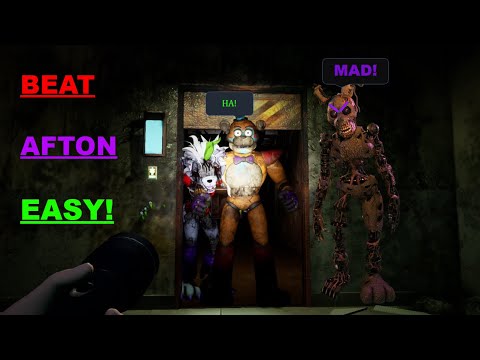 How to Beat Afton/Burntrap Boss Fight EASY! (FNAF SB)