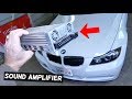 JAK WYMONTOWAĆ I WYMIENIĆ WZMACNIACZ DŹWIĘKU W BMW E90 E91 E92 E93