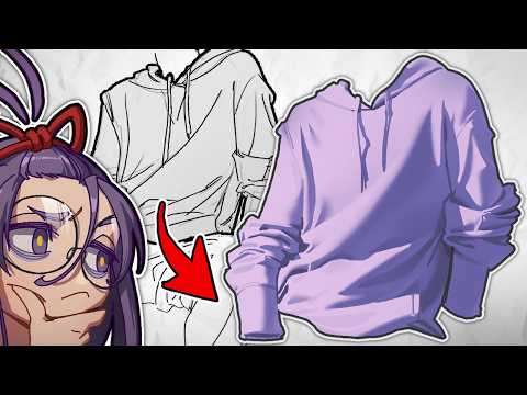 How to draw clothing folds