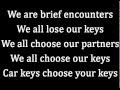 Franz Ferdinand - Brief encounters (Lyrics)