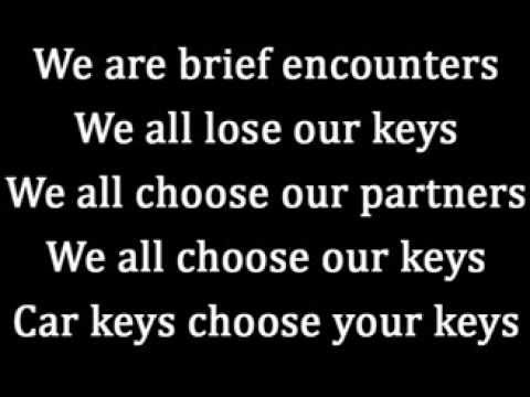 Franz Ferdinand - Brief encounters (Lyrics)