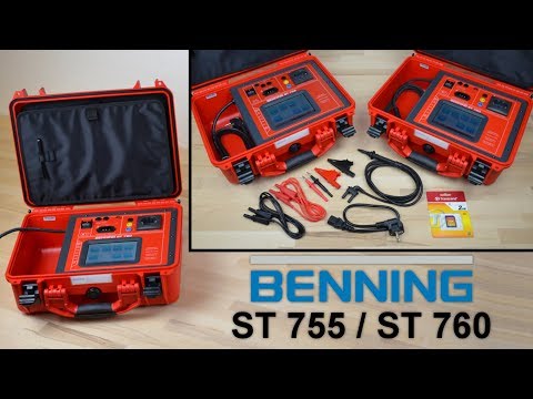 Vorstellung: Gerätetester - BENNING  ST 755 und ST 760