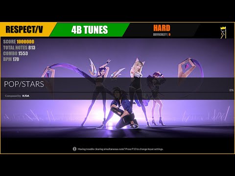 [DJMAX RESPECT V] POP/STARS (4B HARD 9) - RESPECT/V