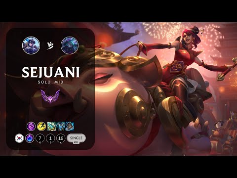 Sejuani Mid vs Vex - KR Master Patch 13.7
