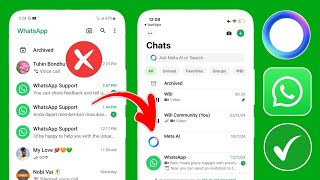 WhatsApp'ta Gösterilmeyen Meta AI Seçeneği Nasıl Düzeltilir (2025) | W