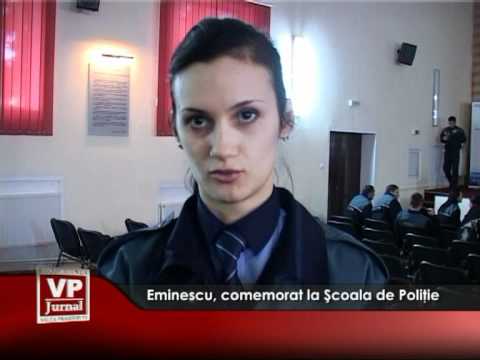 Eminescu, comemorat la şcoala de Poliţie