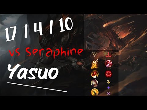 Yasuo MID vs Seraphine - Challenger Replay KR