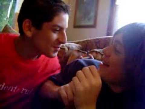 george and alex kiss