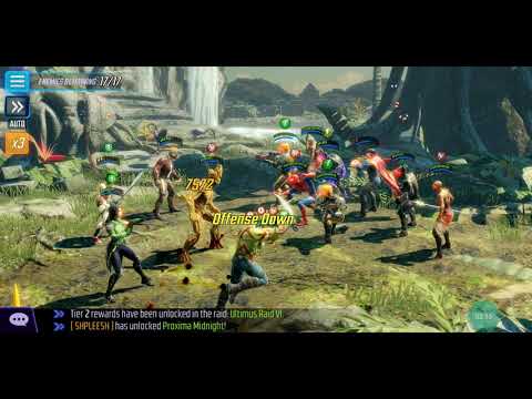 Marvel Strike Force: Example DD1 - Guardians no Rocket