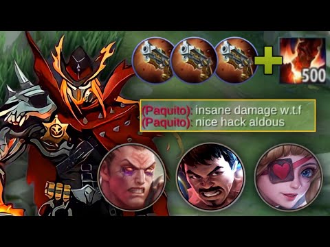 THIS IS WHY THEY CALL ALDOUS THE NEW "META DESTROYER" | OFFLANE ALDOUS TOP GLOBAL GAMEPLAY | MLBB