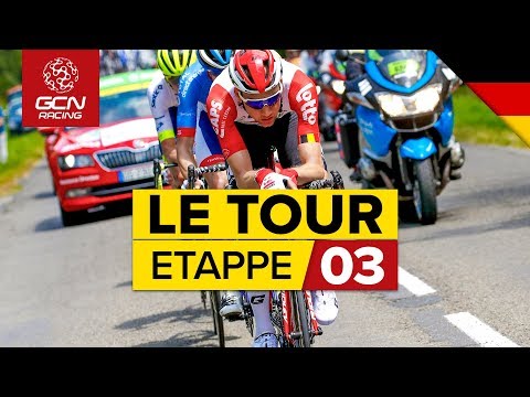 Tour de France Highlights 2019 der 3. Etappe: Binche - Epernay