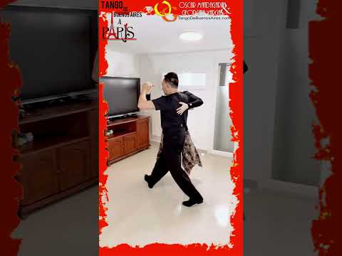 #milonga Calesita milonguera y combinacion ritmica Online lesson 27/3/2023 Oscar & Georgina #tango