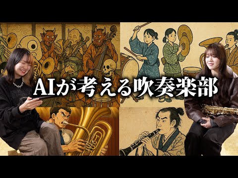 AIが想像する吹奏楽部のイラストを見てみよう