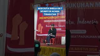 VIRAL AKSI Duta Sheila On 7 Nyanyi di Panggung Kampung saat Malam Tirakatan