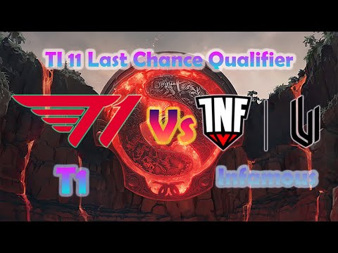 T1 Vs Infamous Gaming The International 2022: Last Chance Qualifier Dota 2 Highlight
