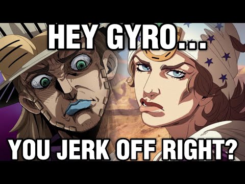 Johnny shows Gyro a Trick....