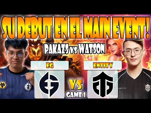 EG VS ENTITY BO3[GAME 1] PAKAZS, WISPER, MATTHEW VS WATSON, TOBI - THE LIMA MAJOR 2023 - DOTA 2