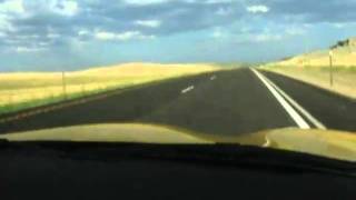 preview picture of video 'Driving a Ferrari 550 on empty Wyoming plains highways'