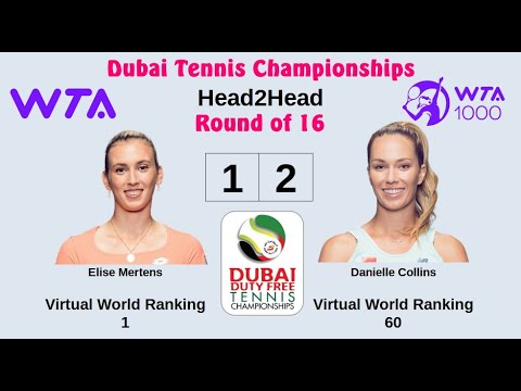 Dubai Tennis Championships 2023 | Elise Mertens vs Danielle Collins | Round of 16 | AO Tennis 2