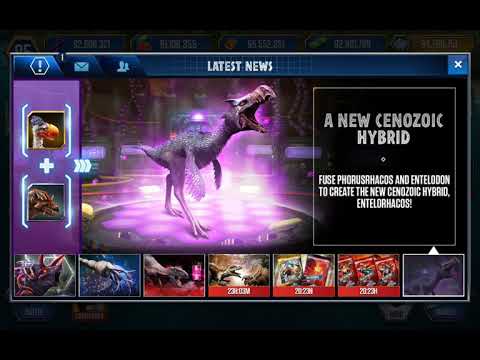 Feeding Entelorhacos to MAX 40 LVL || Jurassic World™ The Game