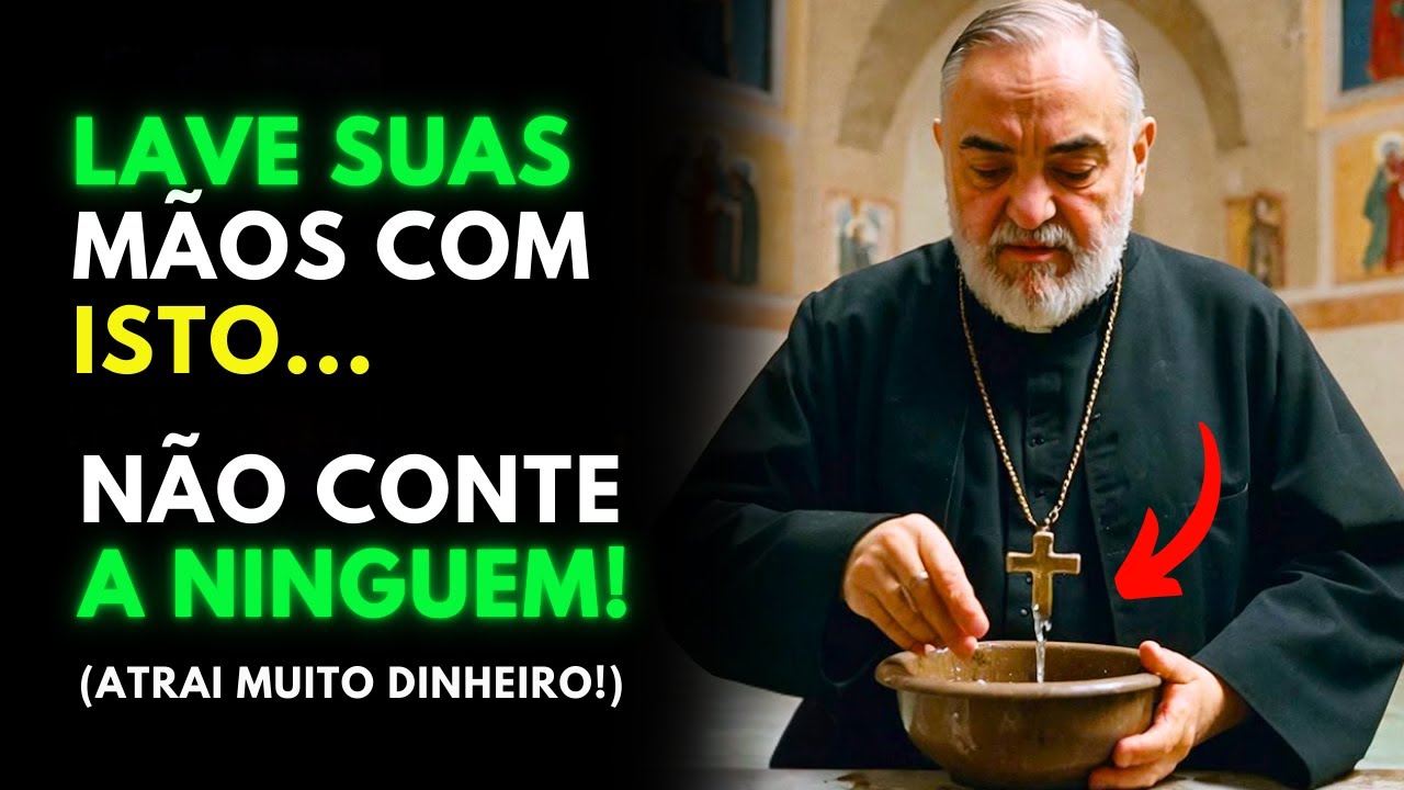 Padre Pio: Lave Suas Mãos com Isso e Atraia Muito Dinheiro - NÃO PERCA ESTE VIDEO!