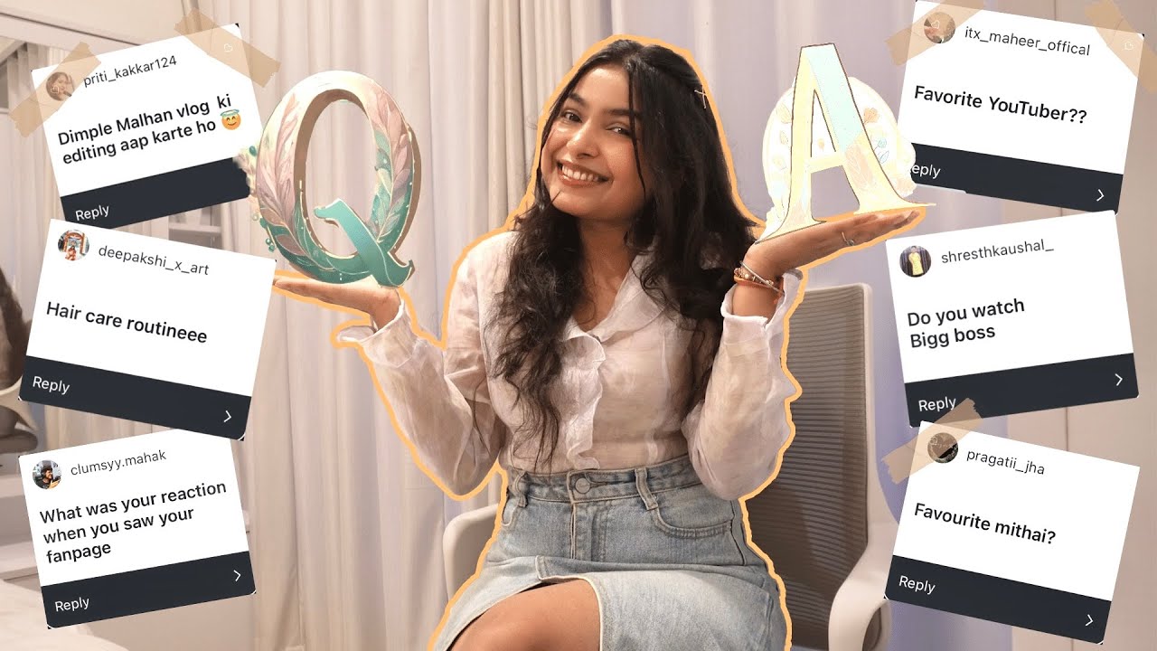 Hi, I'm Ruchika - My First Youtube Video Q&A🥰