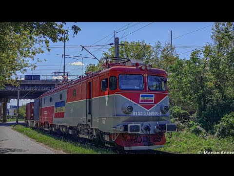 ED 044, a companiei CFR Marfa, părăsind Iașul cu un tren de marfa (13.08.2023)