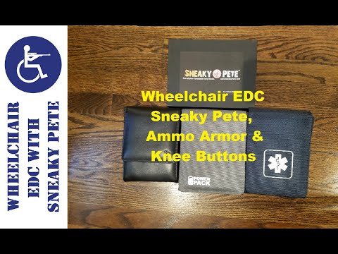 Sneaky Pete Wheelchair Holster Set-Up