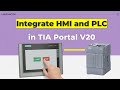 HMI Integration Mit SPS Steuerung Vom Bildschirm TIA Portal V20