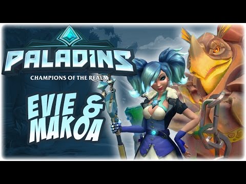 Let's Play: Paladins | Something New | Paladins Evie & Makoa Siege Mode PC Beginner Gameplay