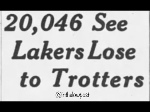 Minneapolis Lakers vs. Harlem Globetrotters 27 Feb 1949