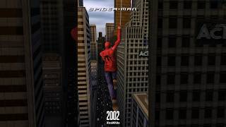 Download lagu Web Swinging Evolution in Spider-Man Games 2002-2023 #spiderman #shorts #spiderman2 mp3