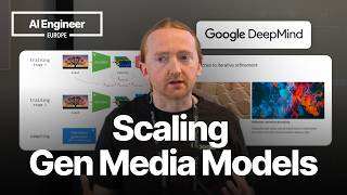 Building Generative Image & Video models at Scale - Sander Dieleman, Google DeepMind