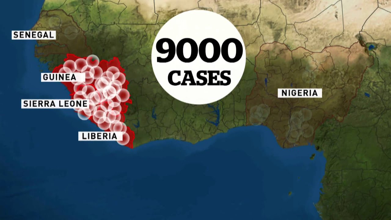 MAP: The spread of Ebola beyond West Africa
