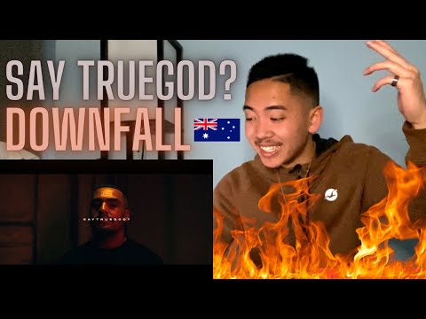 DEEP LYRICS! 🙏🇦🇺 Say TrueGod? - Downfall AMERICAN REACTION! Australian Rap Music 🇦🇺🔥