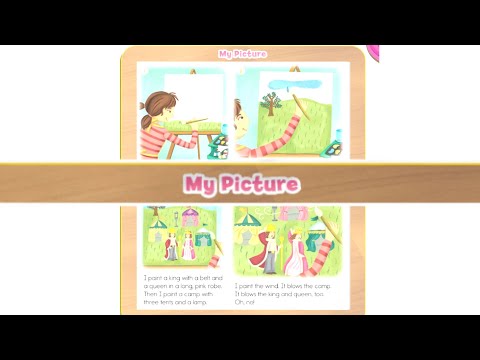 Oxford Phonics World student book level 4 - Consonant blends - disc 2 - unit 6 - story My Picture