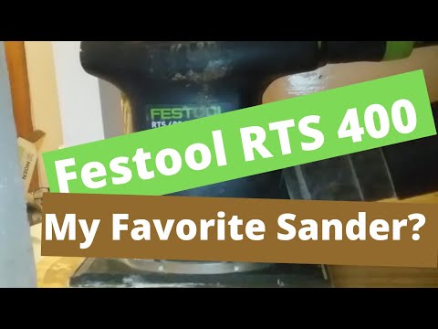 Festool RTS 400 Why I Love this Sander and some Tips!