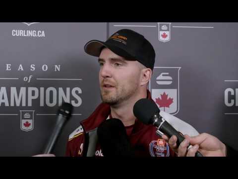 2016 Home Hardware Canada Cup - Media Scrum - Women's Semifinal & Men's Tiebreaker