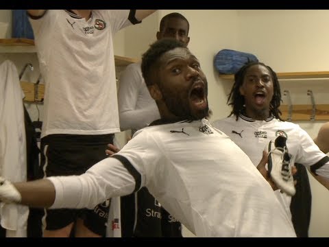 Samuel Wowoah efter vinsten mot Ängelholm