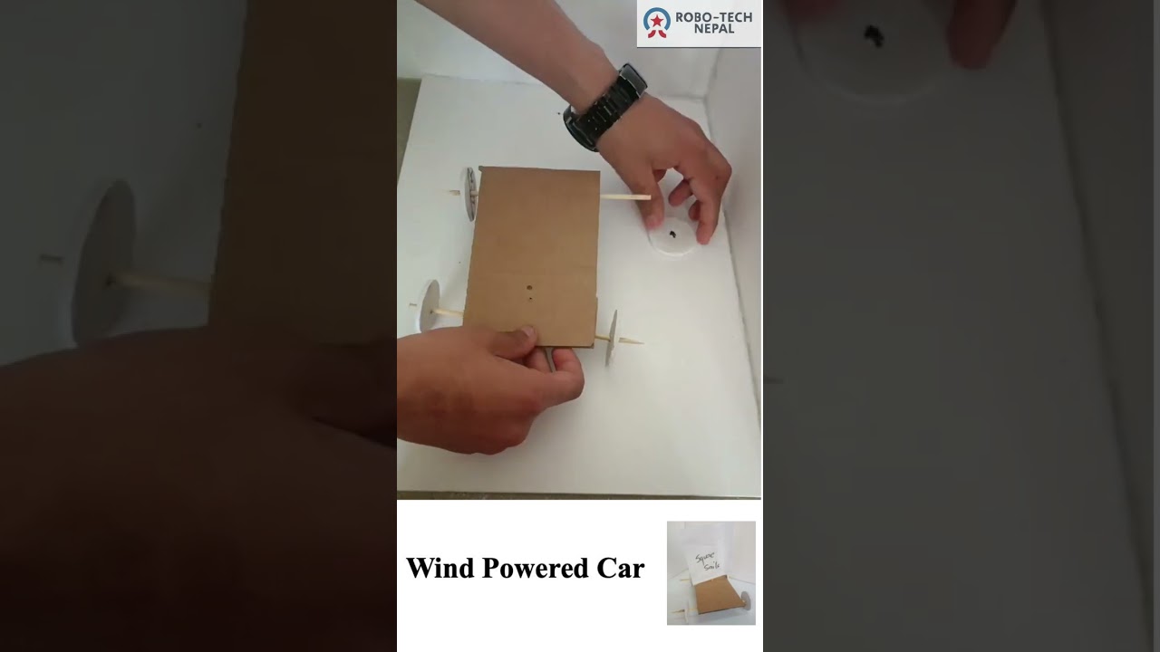 Wind Powered Car || Robotics Project || RoboTech Nepal