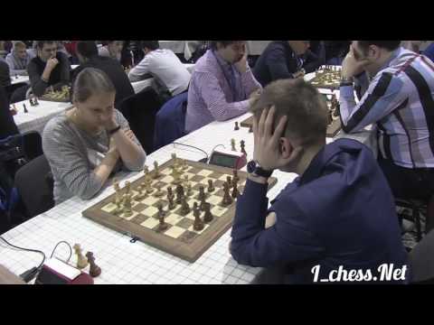 2015-12-18 GUNINA, Valentina - BORTNYK, Olexandr European Chess Blitz 9th Round _HD